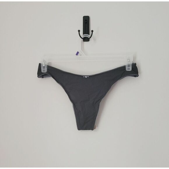New Skims Fits Everybody Picot Thong in Dark Grey Size XL NWT - Picture 6 of 12